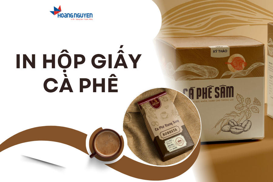 Dịch vụ in hôp giấy đựng cà phê