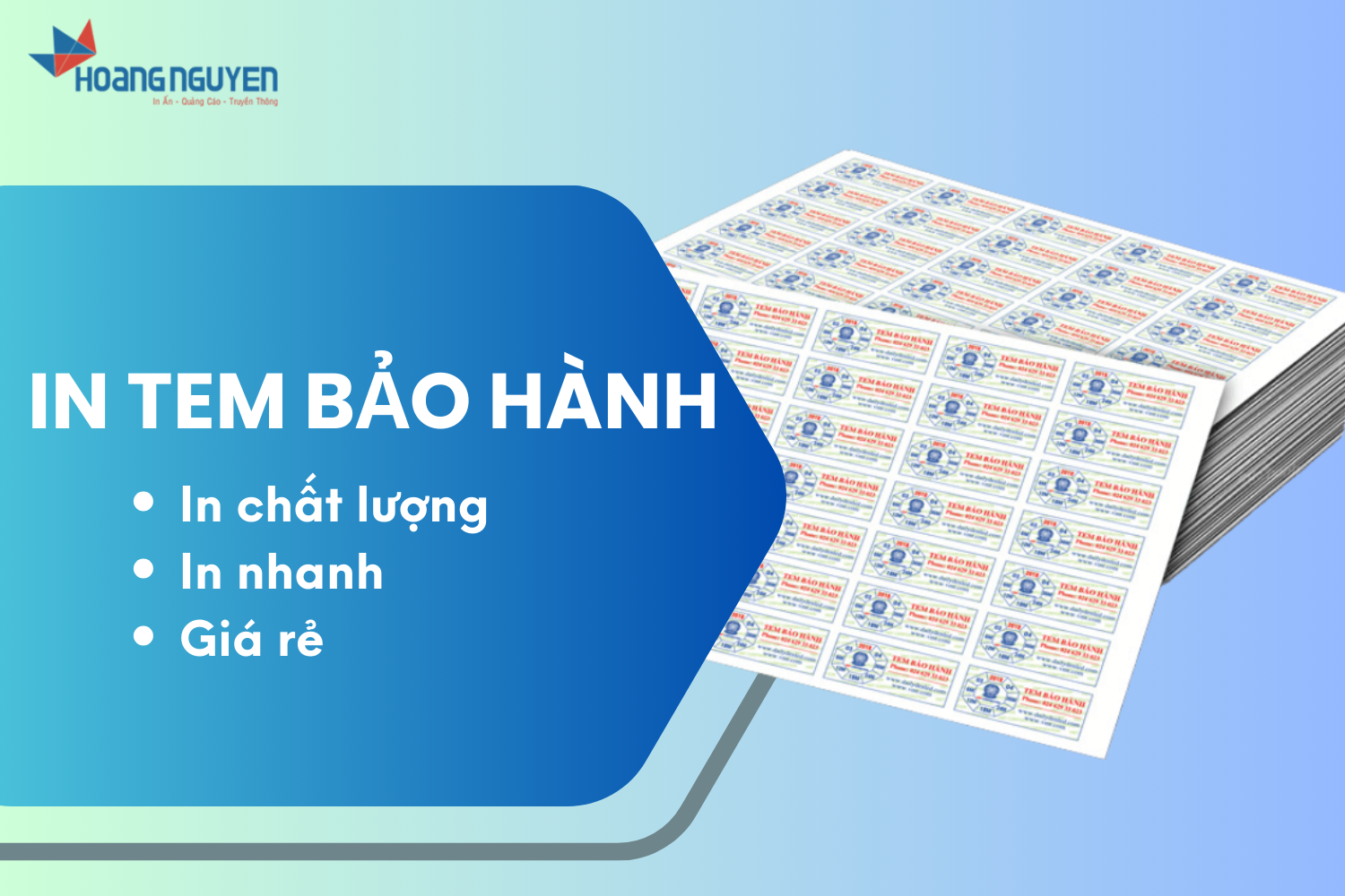 Dịch vụ in tem bảo hành