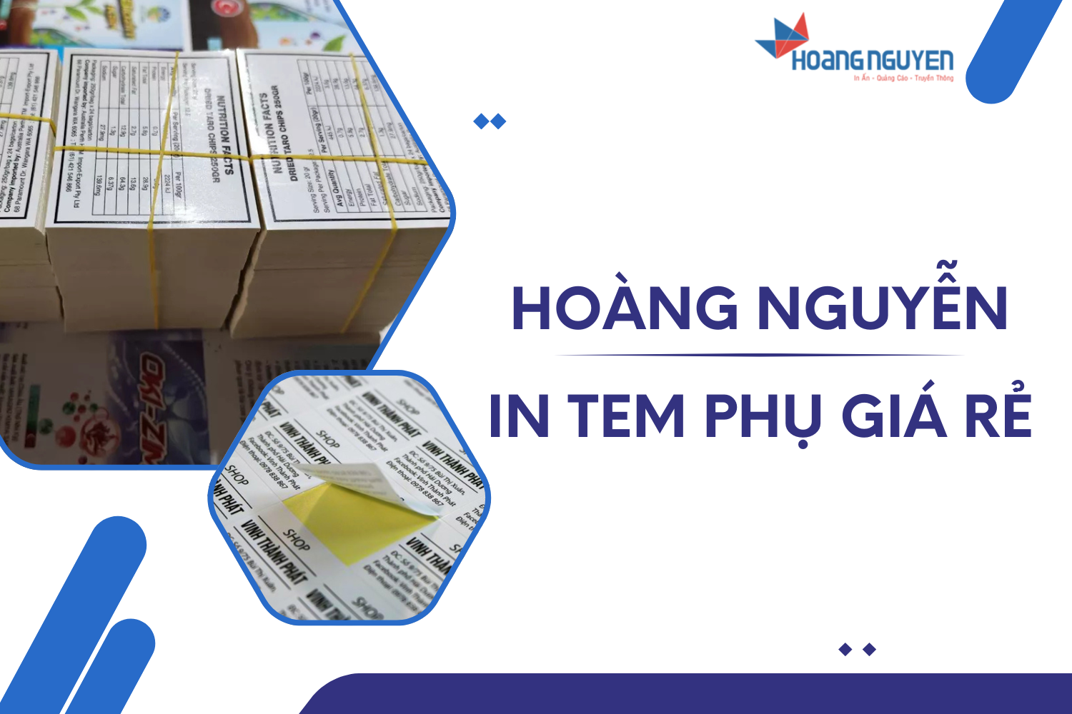 Dịch vụ in tem phụ tại Hoàng Nguyễn