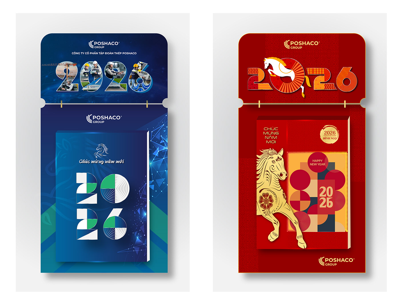 Mẫu lịch bloc 2026 độc quyền