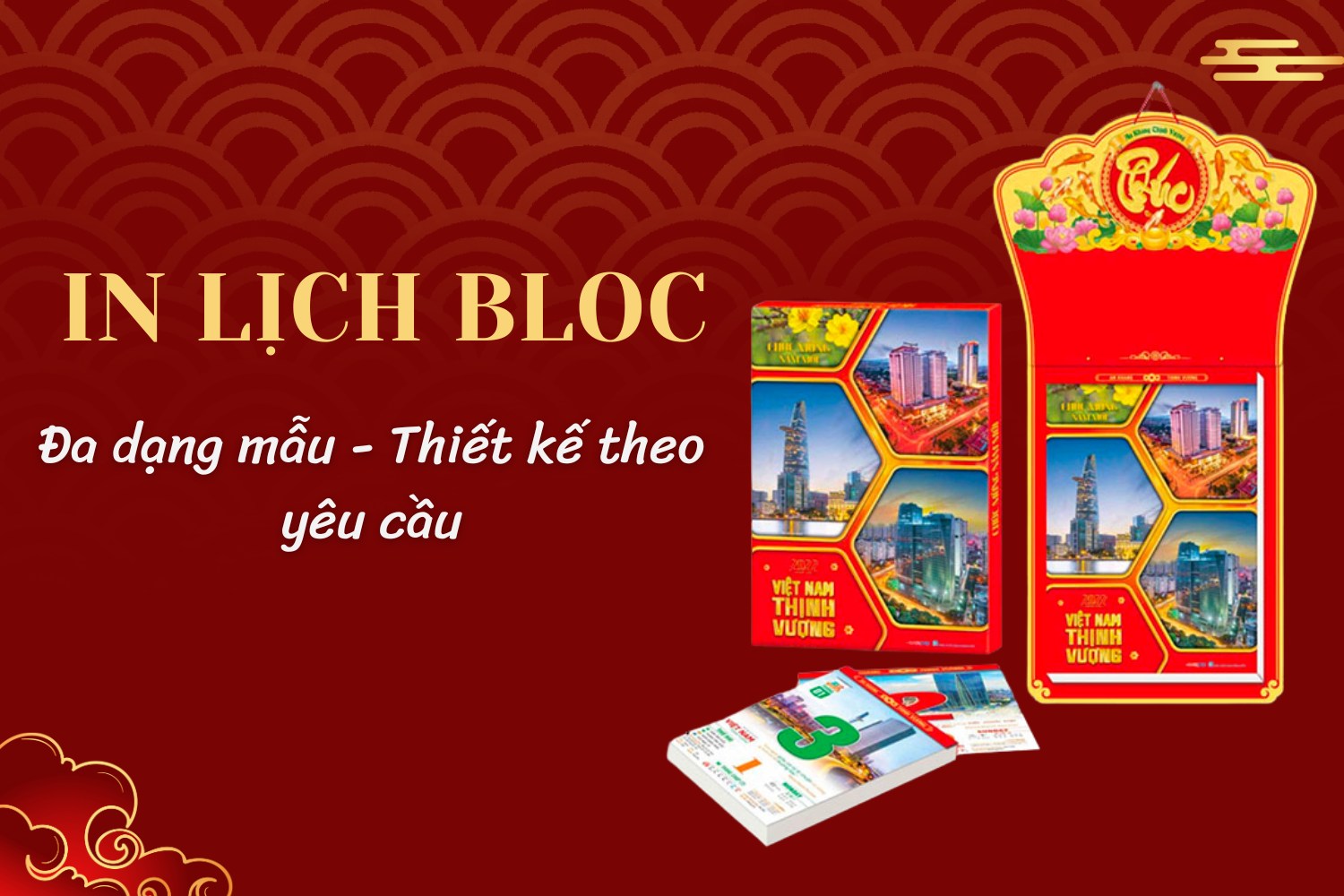 In lịch bloc theo yêu cầu