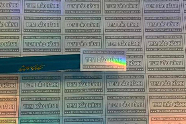 In tem bảo hành dai