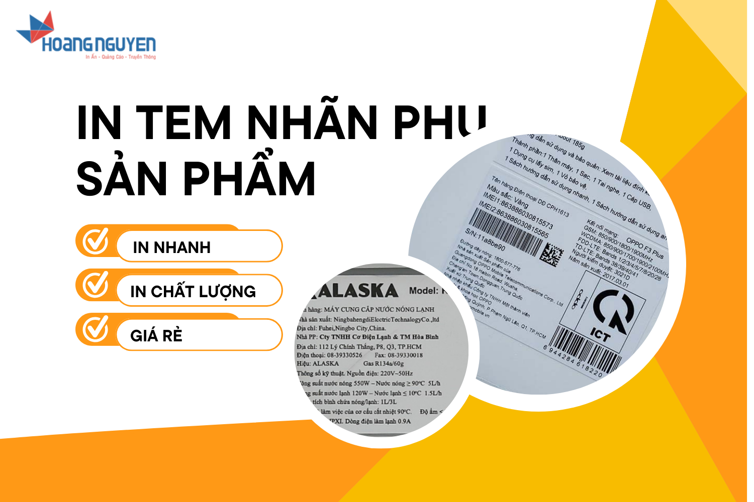 Dịch vụ in tem phụ sản phẩm giá rẻ